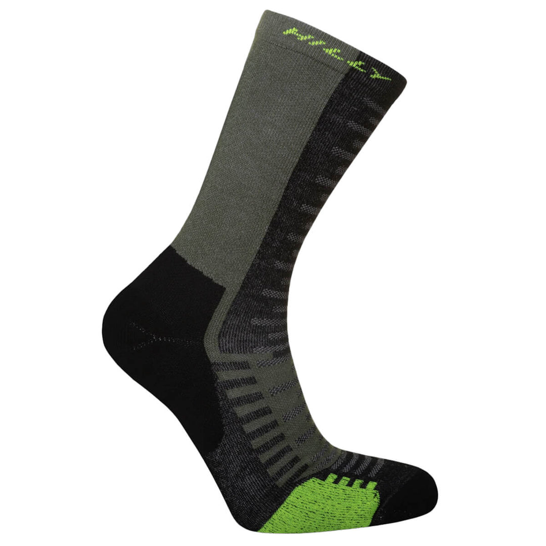 Hilly Active Crew Running Socks khaki