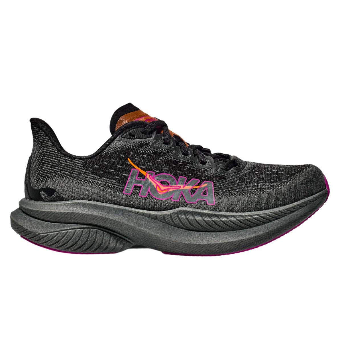 Hoka Mach 6 Womens | Black / Fuchsia – Alexandra Sports Hoka Mach 6 Womens | Black / Fuchsia – Alexandra Sports