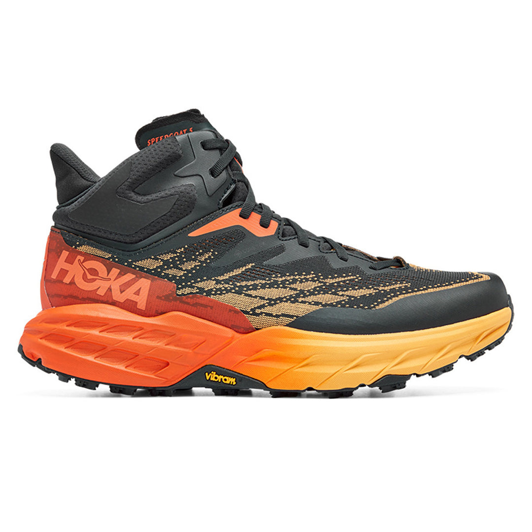 Hoka Speedgoat 5 Mid Gore-Tex Mens | Blue Graphite / Amber Yellow