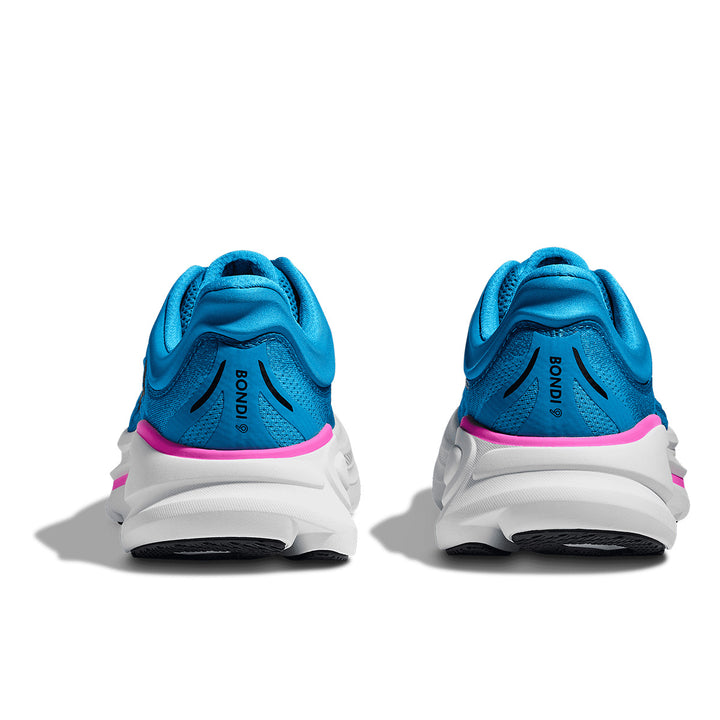 Hoka Bondi 9 Womens | Skyward Blue / Neon Fuchsia