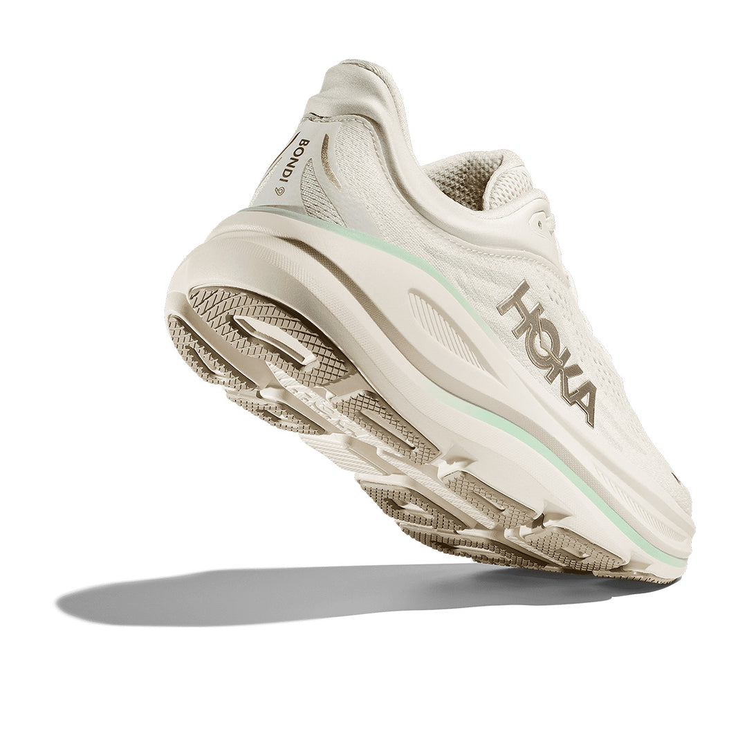 Hoka Bondi 9 Womens | Truffle Salt / Sea Glass