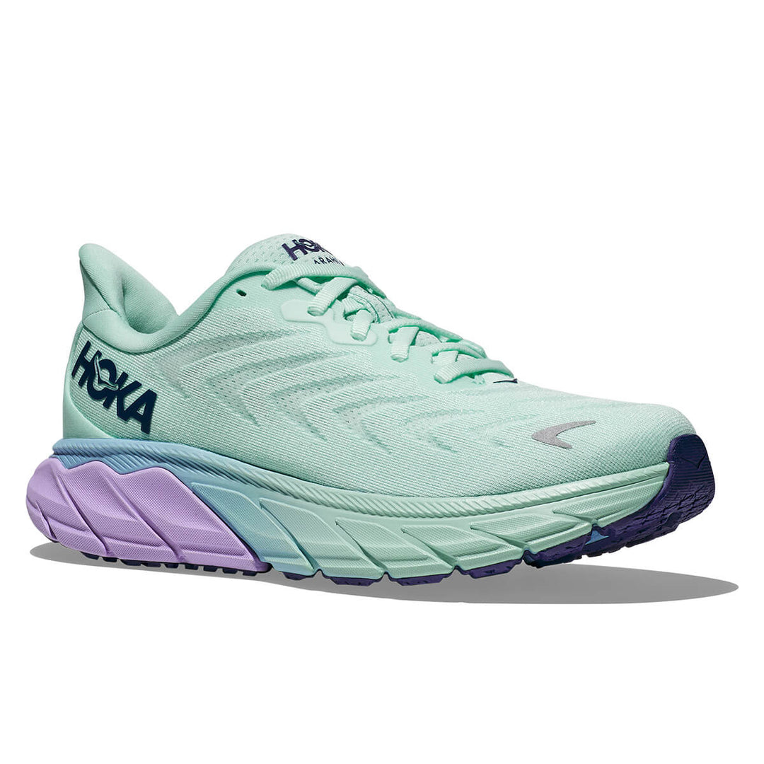 Hoka Arahi 6 Womens Running Shoes | Sunlit Ocean / Lilac Mist | front