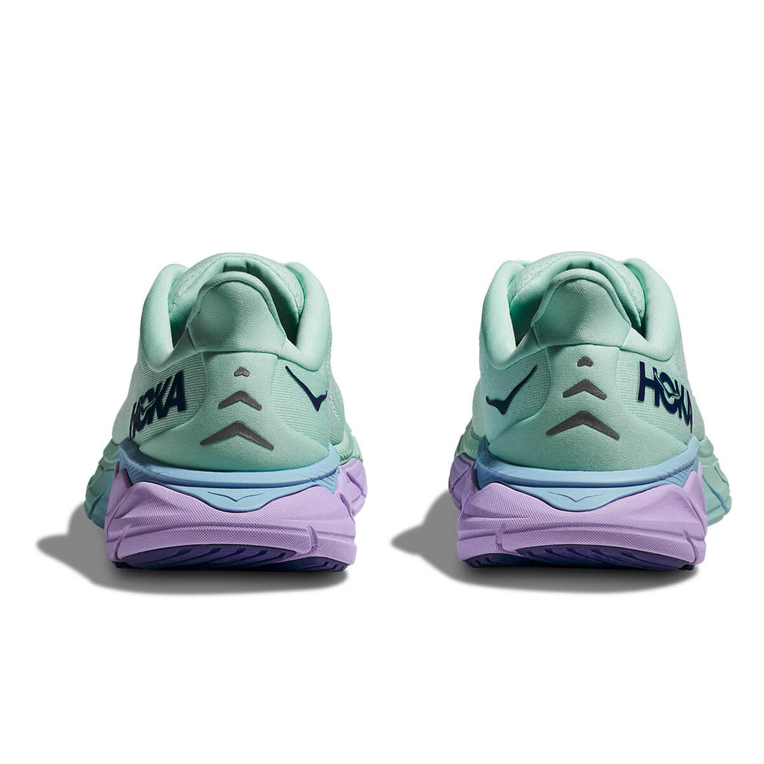 Hoka Arahi 6 Womens Running Shoes | Sunlit Ocean / Lilac Mist | back pair