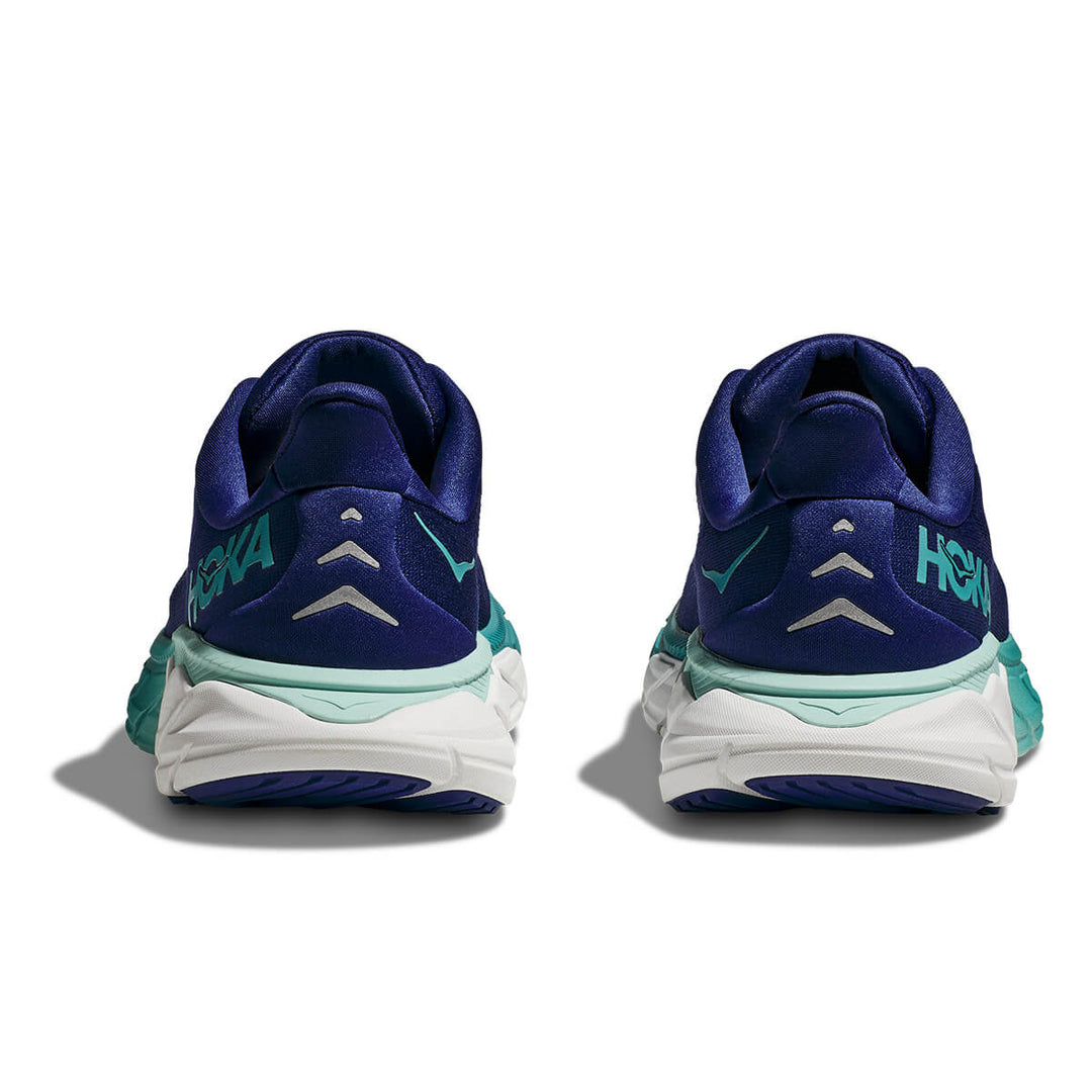 Hoka Arahi 6 Womens Running Shoes | Bellwether Blue / Ocean Mist | back pair
