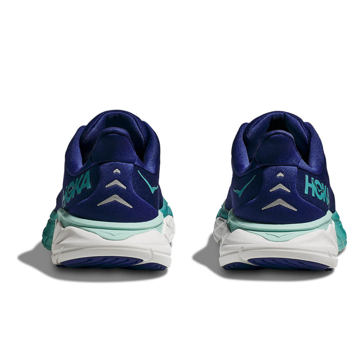 Hoka Arahi 6 Womens Running Shoes | Bellwether Blue / Ocean Mist | back pair
