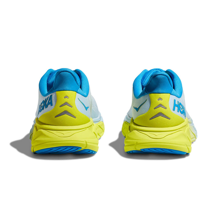 Hoka Arahi 6 Mens Running Shoes | Ice Water / Evening Primrose | back pair