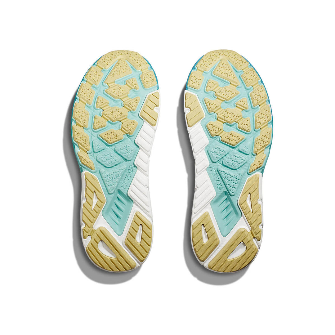 Hoka Arahi 6 Mens Running Shoes | Bluesteel / Sunlit Ocean | sole pair