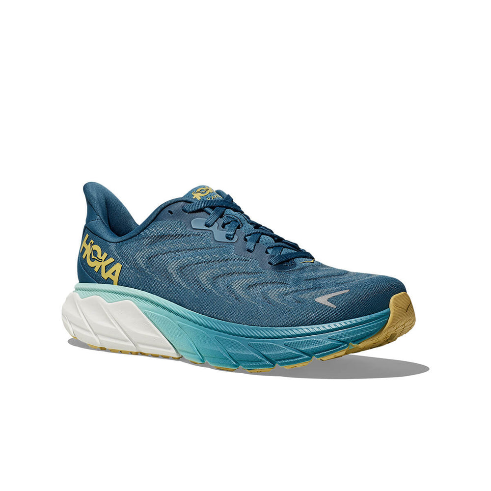 Hoka Arahi 6 Mens Running Shoes | Bluesteel / Sunlit Ocean | front