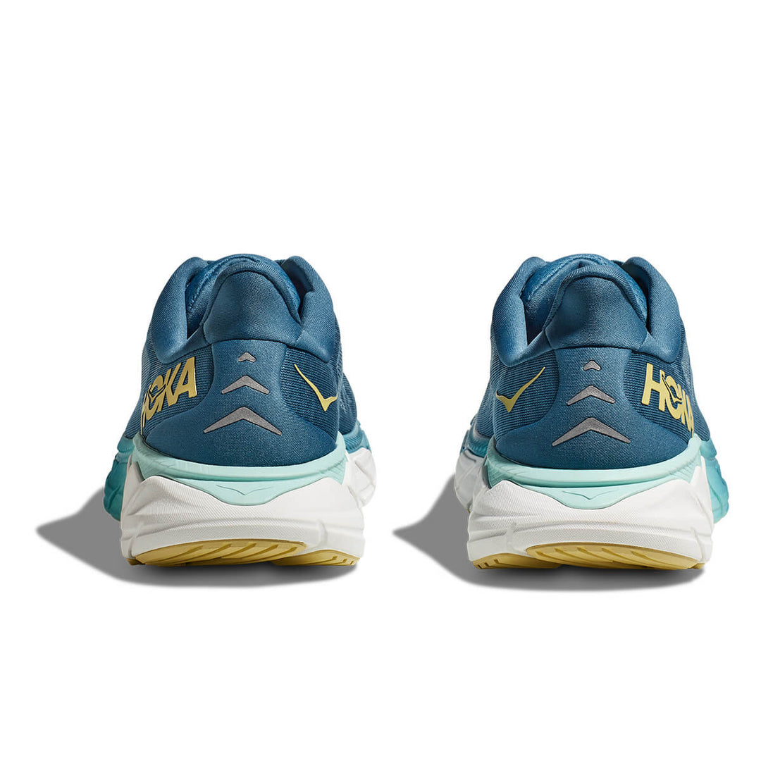 Hoka Arahi 6 Mens Running Shoes | Bluesteel / Sunlit Ocean | back pair