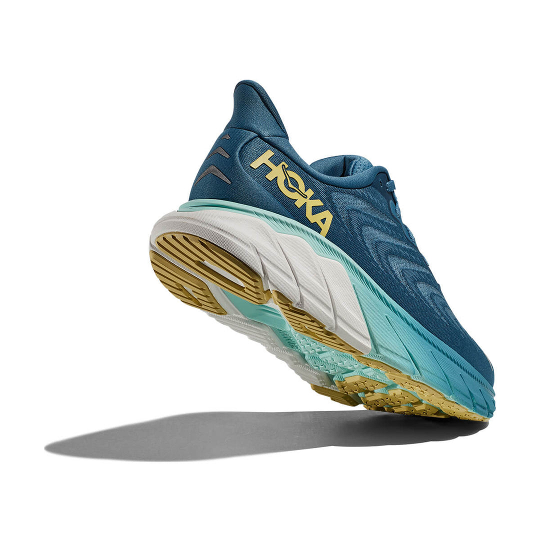 Hoka Arahi 6 Mens Running Shoes | Bluesteel / Sunlit Ocean | back