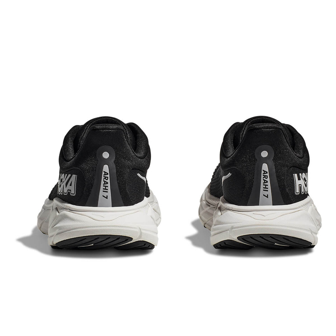 Hoka Arahi 7 Mens Running Shoes | Black back