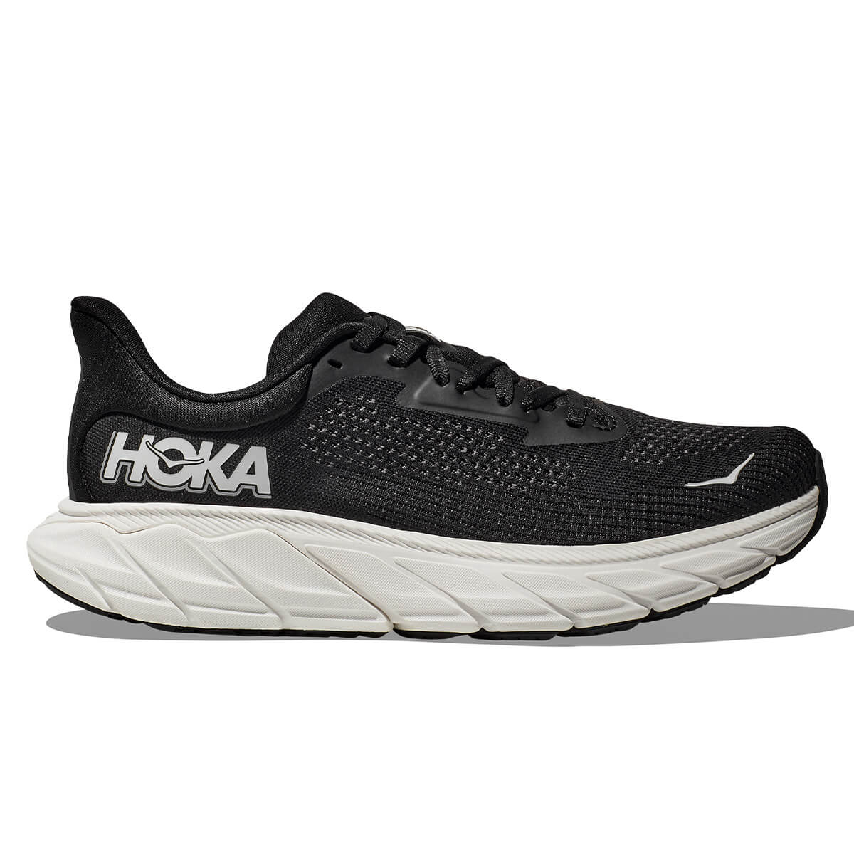 Hoka Arahi 7 Mens Running Shoes | Black / White – Alexandra Sports