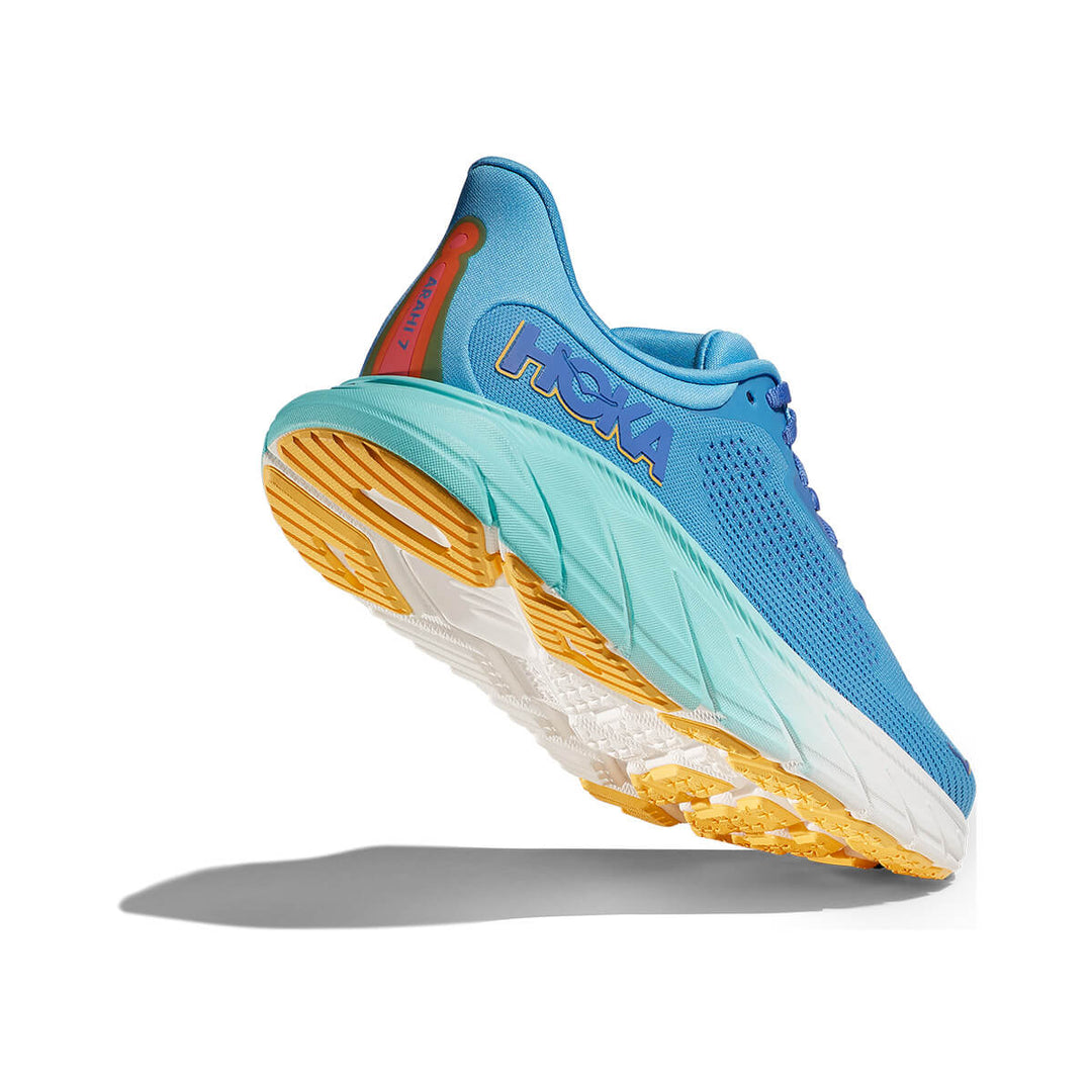 Hoka Arahi 7 Womens Running Shoes | Swim Day / Virtual Blue underside