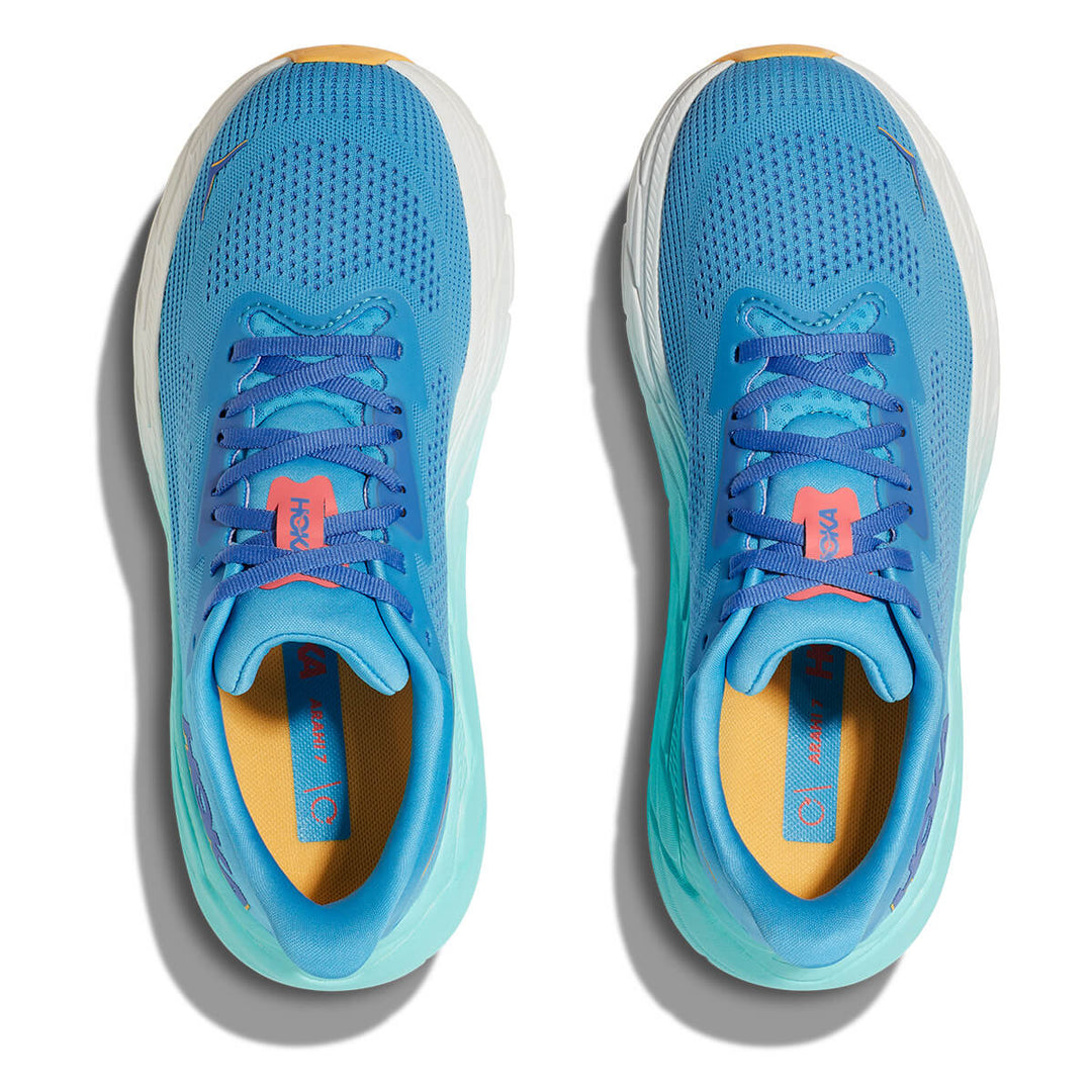 Hoka Arahi 7 Womens Running Shoes | Swim Day / Virtual Blue top material