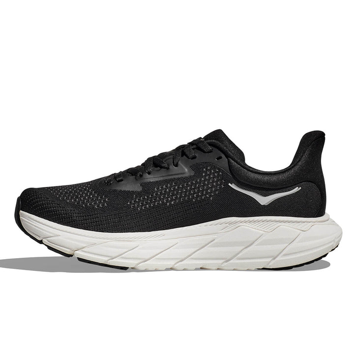 Hoka Arahi 7 Womens Running Shoes | Black / White medial