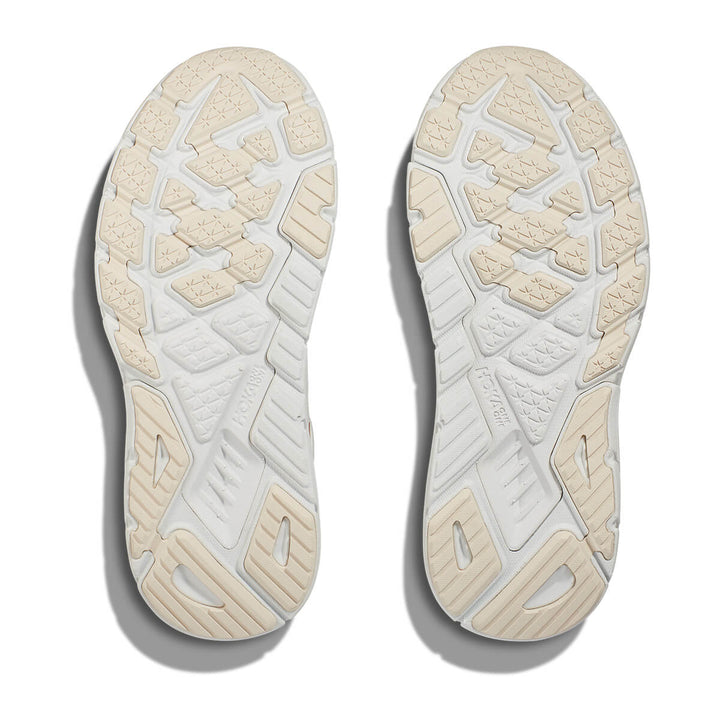 Hoka Arahi 7 Womens Running Shoes | Blanc De Blanc/Rose Gold sole