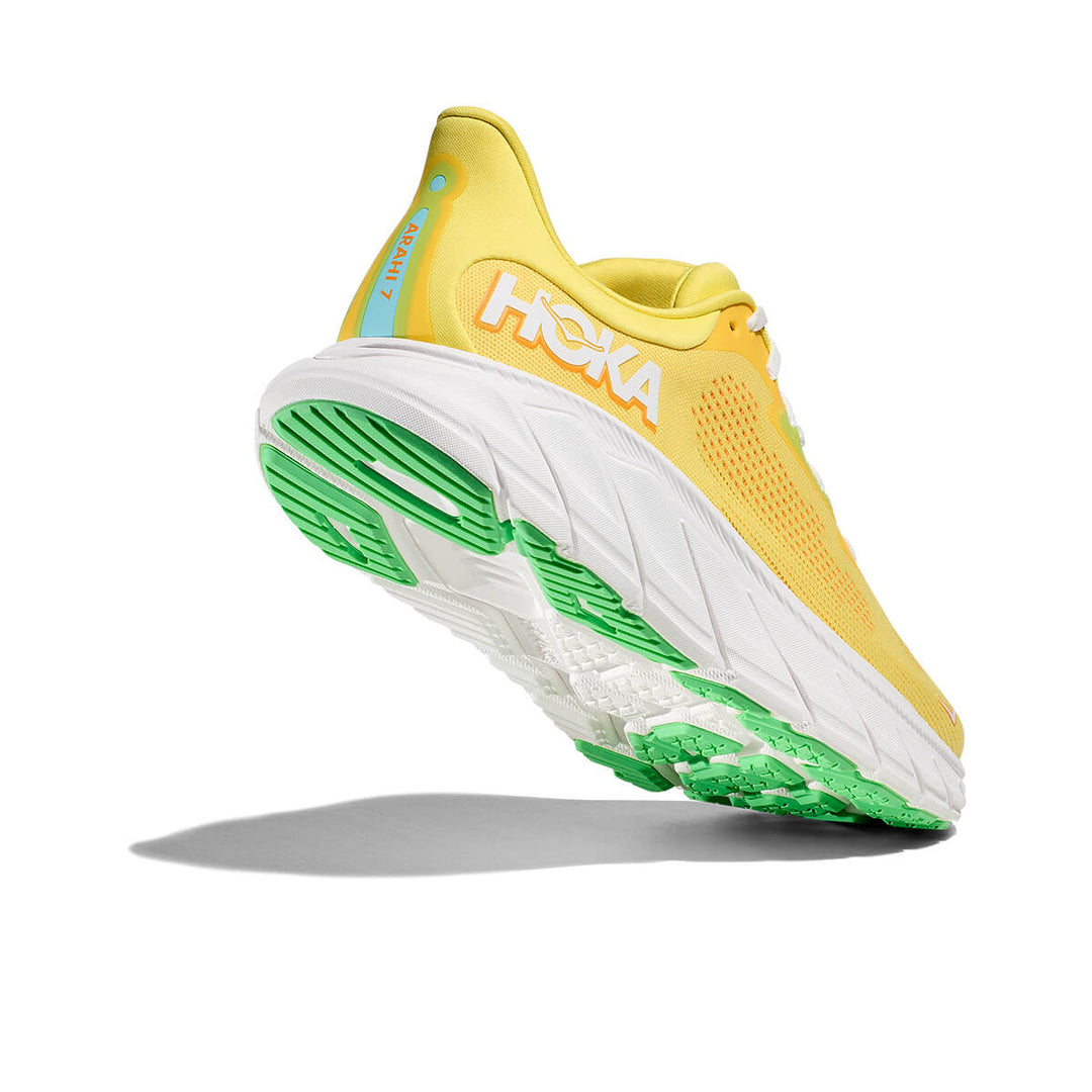 Hoka Arahi 7 Mens Running shoes | Lemonade underside