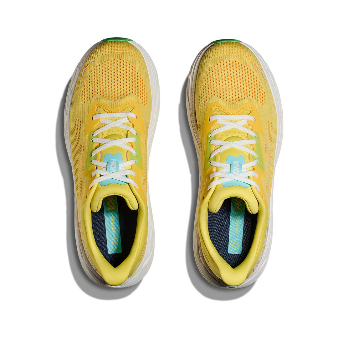 Hoka Arahi 7 Mens Running shoes | Lemonade top view