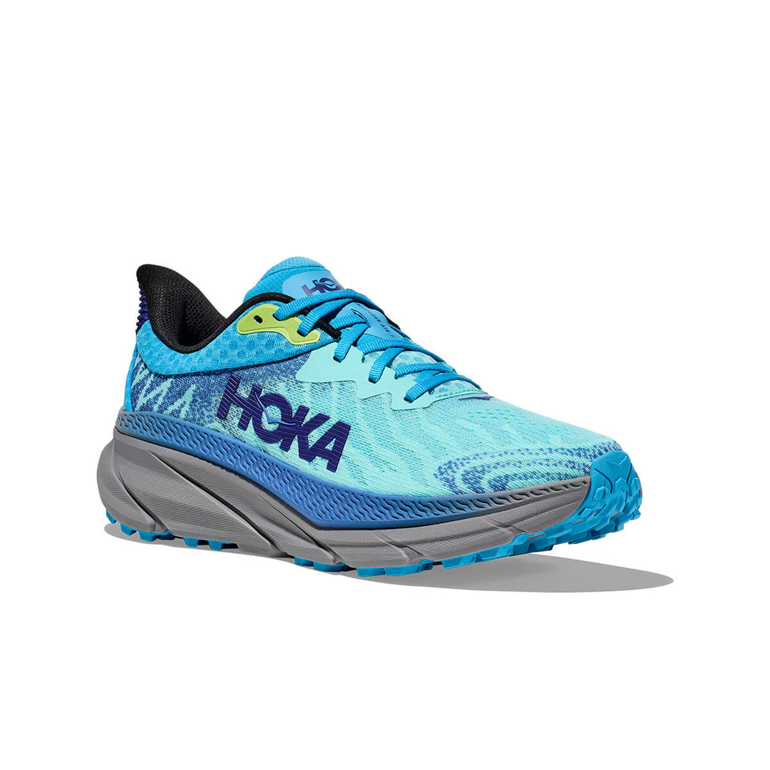 Hoka Challenger 7 Mens Trail Running Shoes | Swim Day front rocker