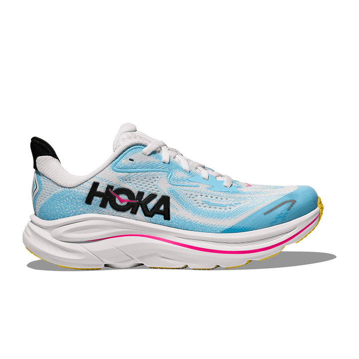 Hoka Clifton 10 Big Kids Junior | Frost / Soaring Blue