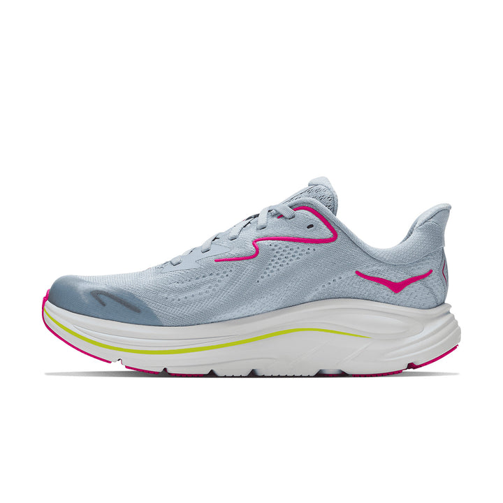 Hoka Clifton 10 Big Kids Junior | Overcast / Neon Dragonfruit