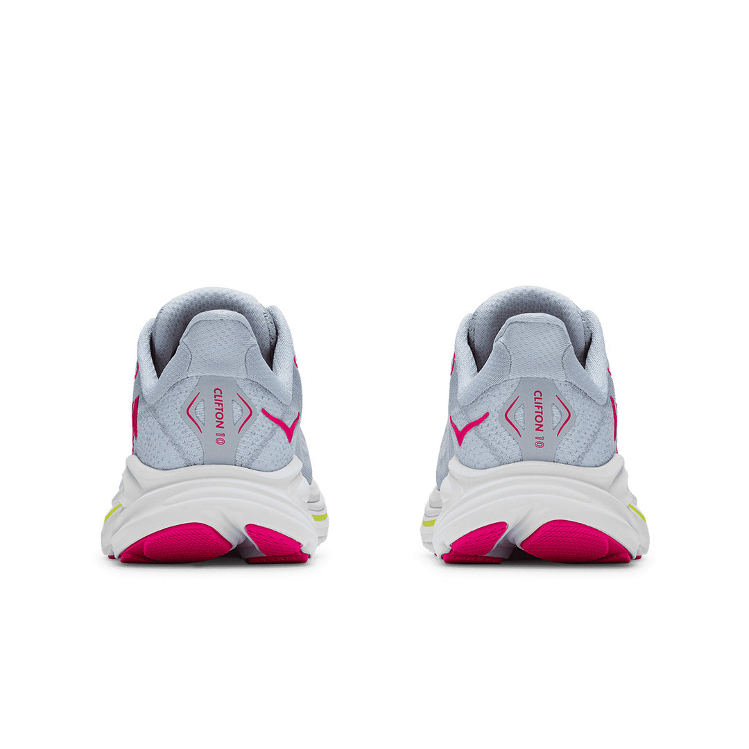 Hoka Clifton 10 Big Kids Junior | Overcast / Neon Dragonfruit