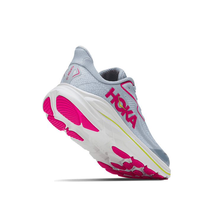 Hoka Clifton 10 Big Kids Junior | Overcast / Neon Dragonfruit