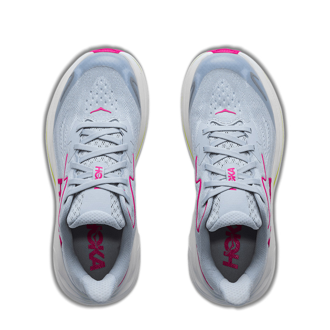 Hoka Clifton 10 Big Kids Junior | Overcast / Neon Dragonfruit