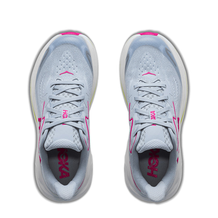 Hoka Clifton 10 Big Kids Junior | Overcast / Neon Dragonfruit