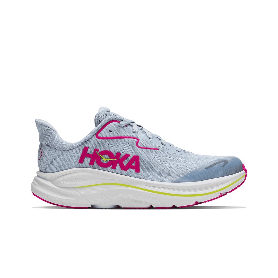 Hoka Clifton 10 Big Kids Junior | Overcast / Neon Dragonfruit