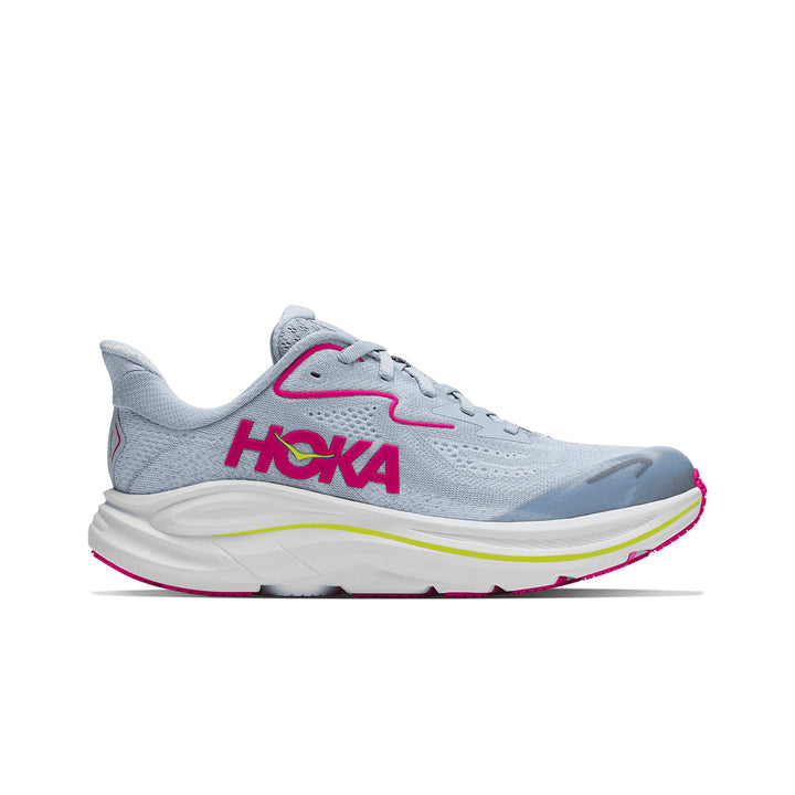 Hoka Clifton 10 Big Kids Junior | Overcast / Neon Dragonfruit