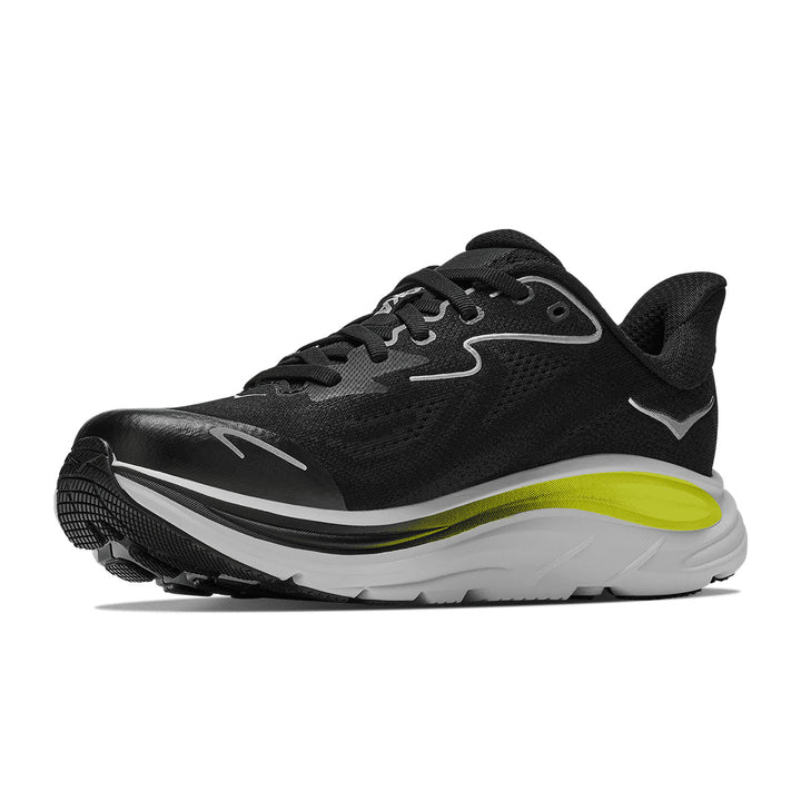Hoka Clifton 10 Big Kids Junior | Black / Cosmic Grey