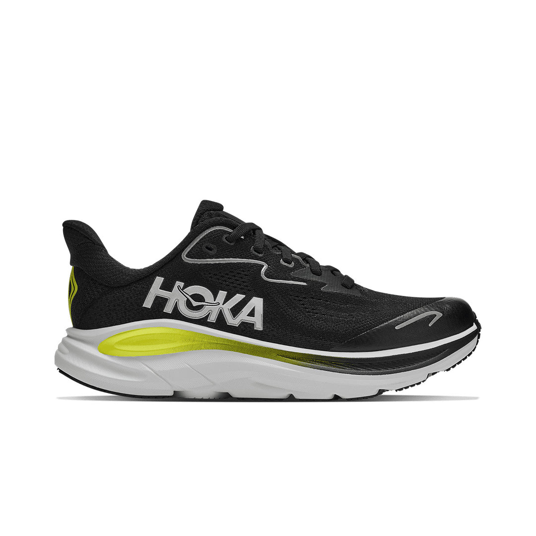 Hoka Clifton 10 Big Kids Junior | Black / Cosmic Grey