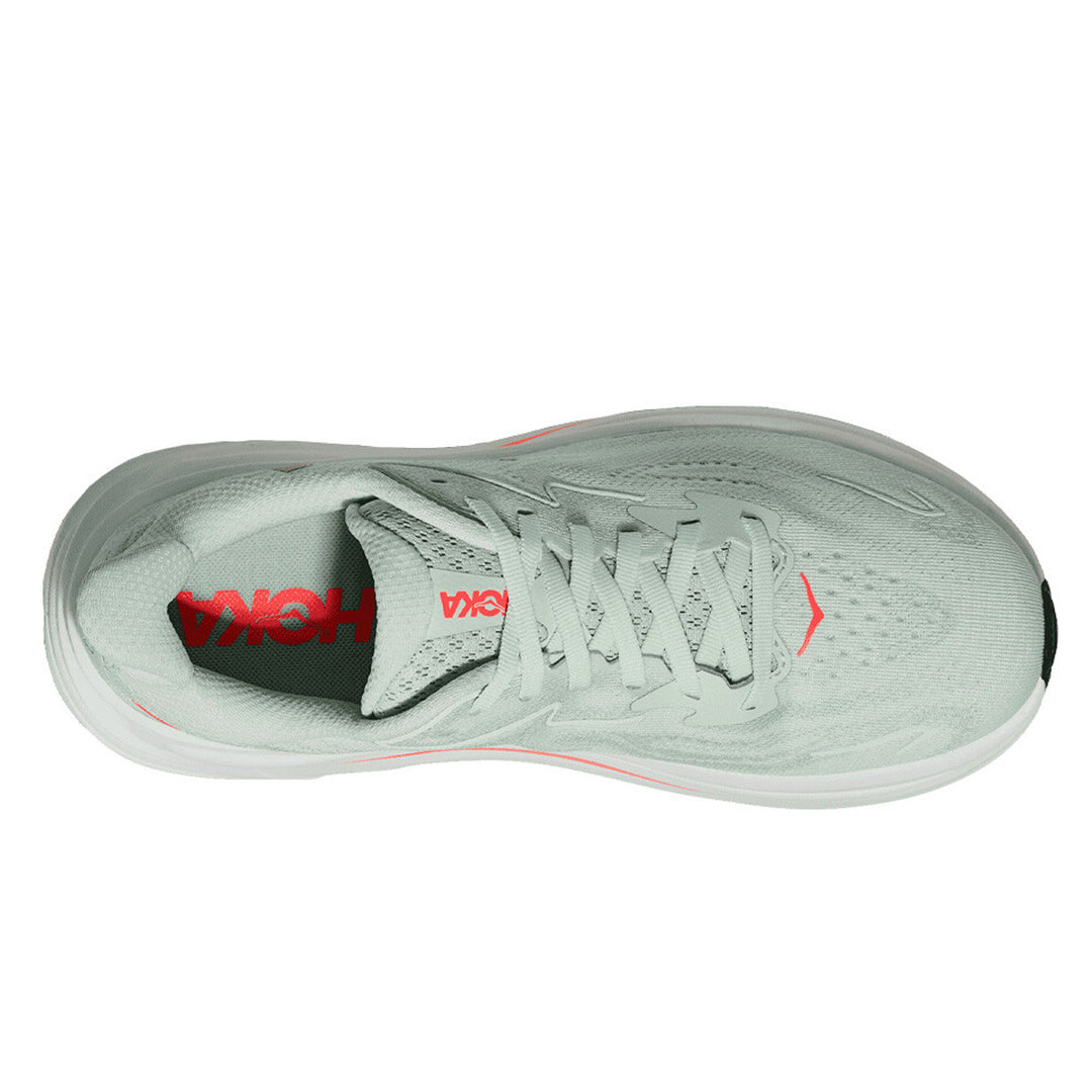 Hoka Clifton 10 Womens | Sea Glass / Neon Flame