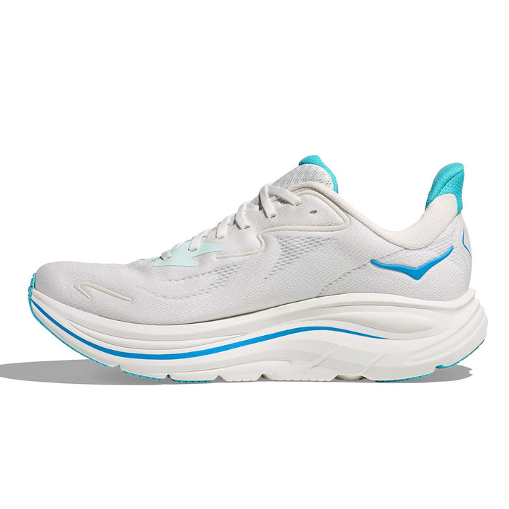 Hoka Clifton 10 Mens | White / Skyward Blue