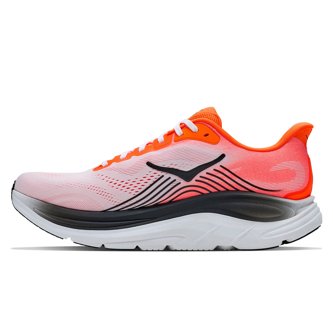 Hoka Clifton 11 Mens | Neon Tangerine / Frost