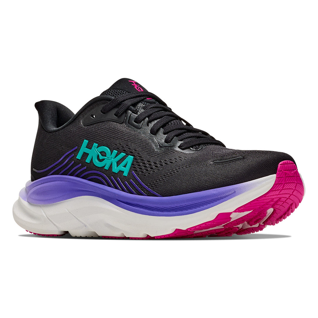 Hoka Clifton 11 Womens | Black / Neon Nebula