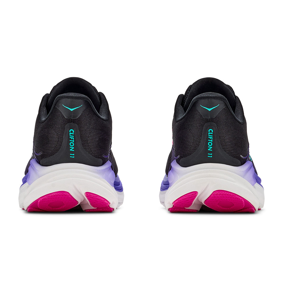 Hoka Clifton 11 Womens | Black / Neon Nebula