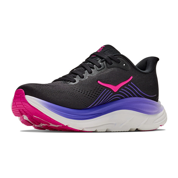 Hoka Clifton 11 Womens | Black / Neon Nebula