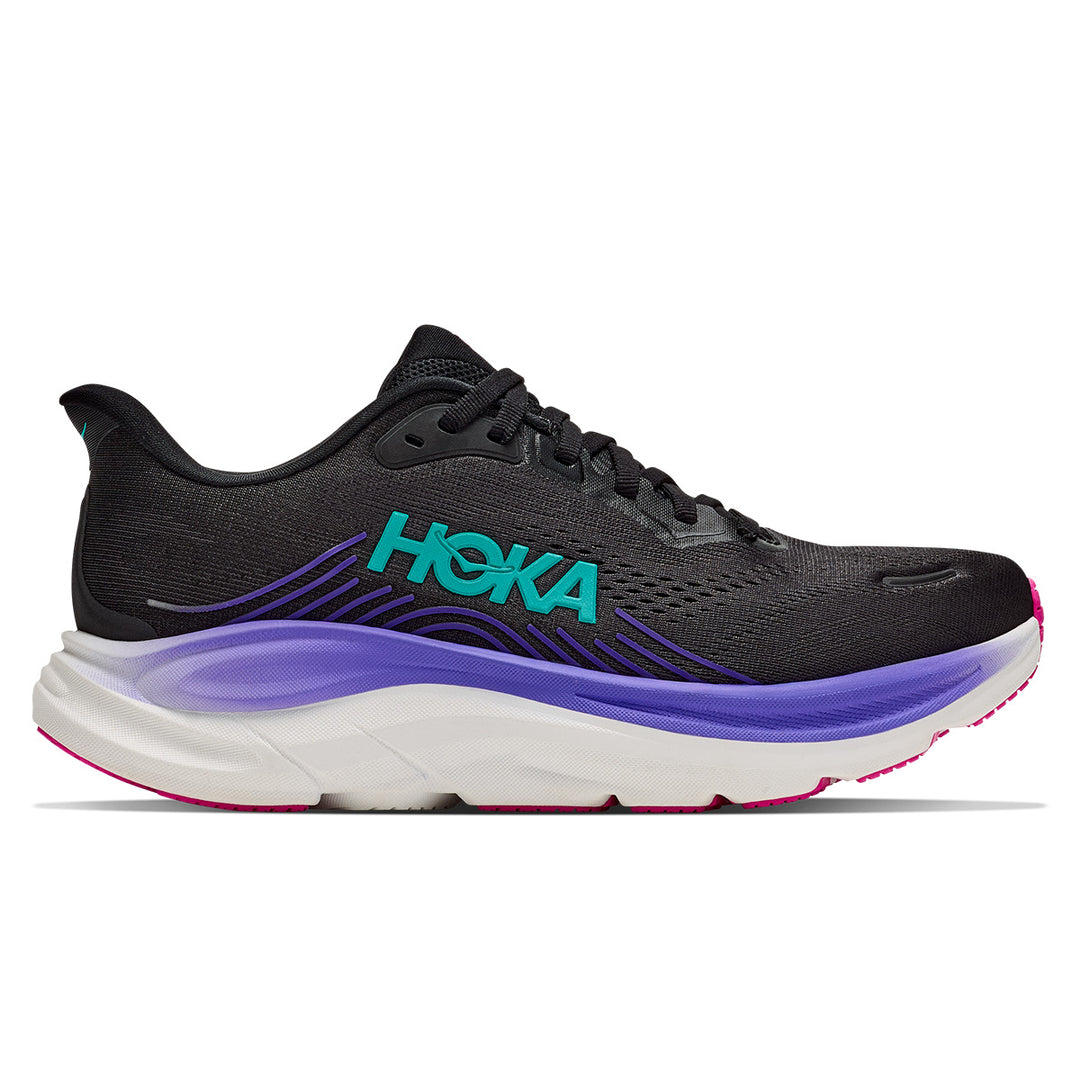 Hoka Clifton 11 Womens | Black / Neon Nebula