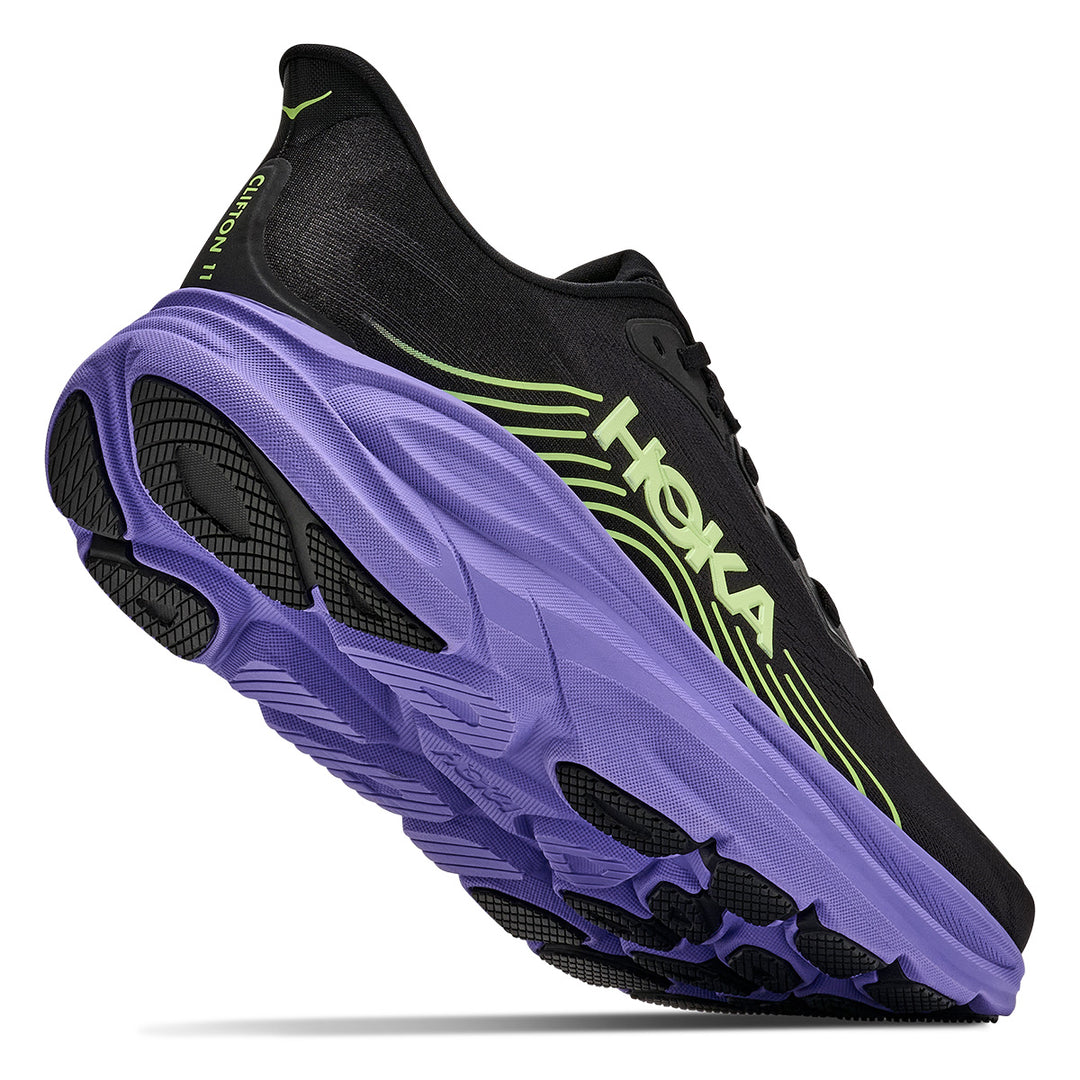 Hoka Clifton 11 Mens | Black / Neon Yuzu