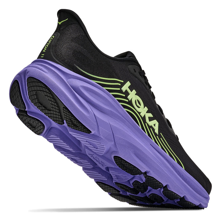 Hoka Clifton 11 Mens | Black / Neon Yuzu