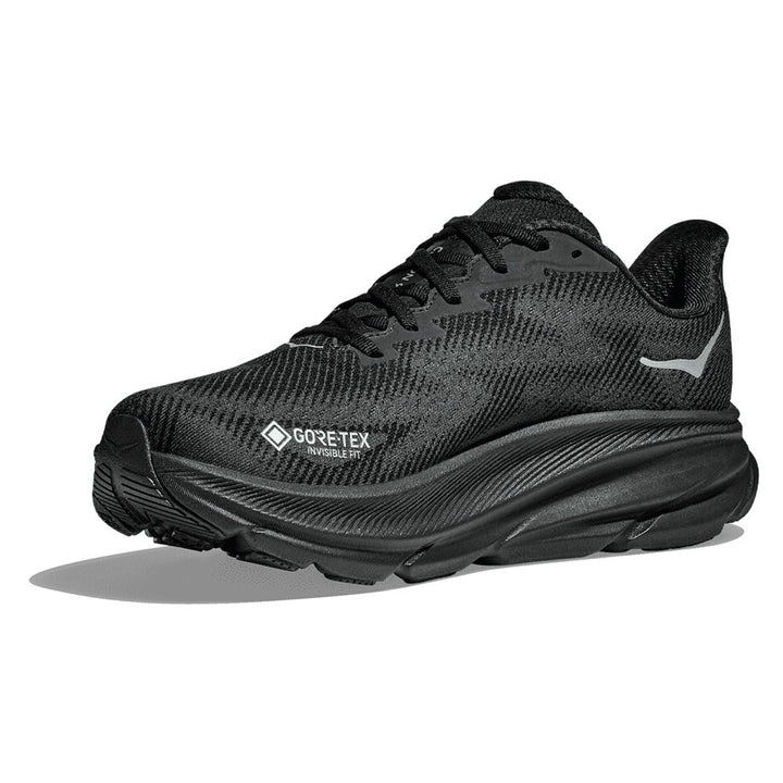 Hoka Clifton 9 GTX Mens | Black / Black