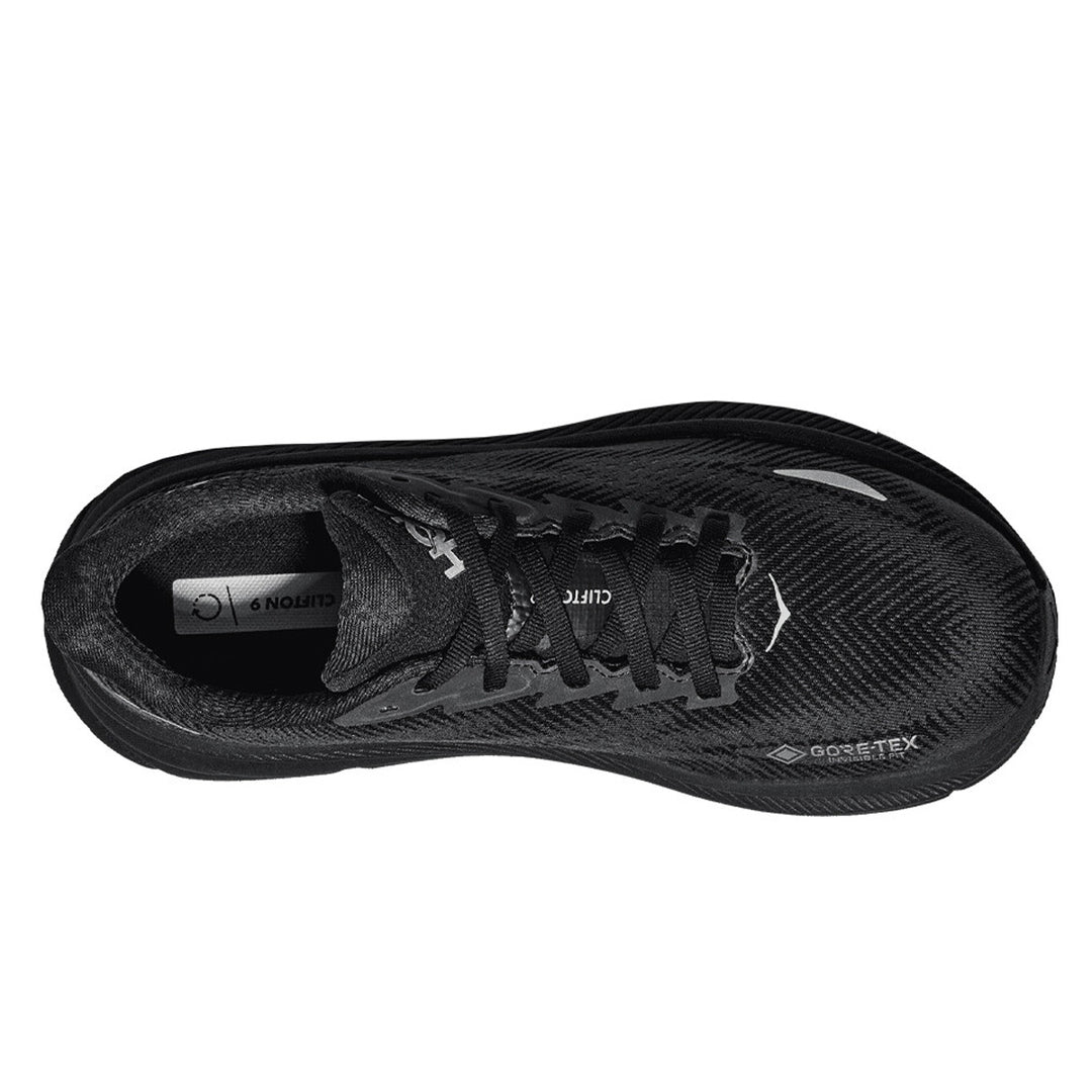 Hoka Clifton 9 GTX Mens | Black / Black