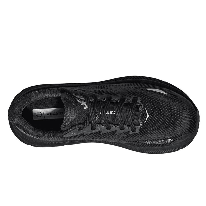 Hoka Clifton 9 GTX Mens | Black / Black