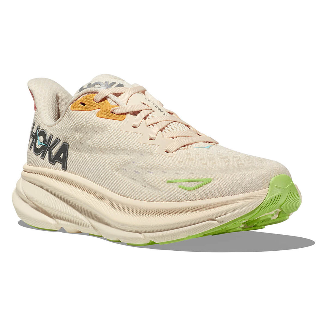 Hoka Clifton 9 Womens Running Shoes | Vanilla front
