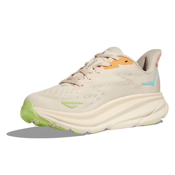 Hoka Clifton 9 Womens Running Shoes | Vanilla medial view