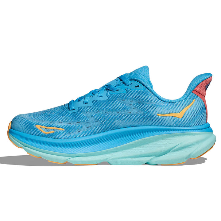 Hoka Clifton 9 Womens Running Shoes | Swim Day medial view