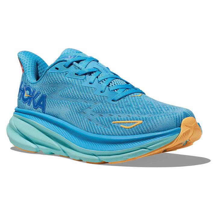 Hoka Clifton 9 Womens Running Shoes | Swim Day front