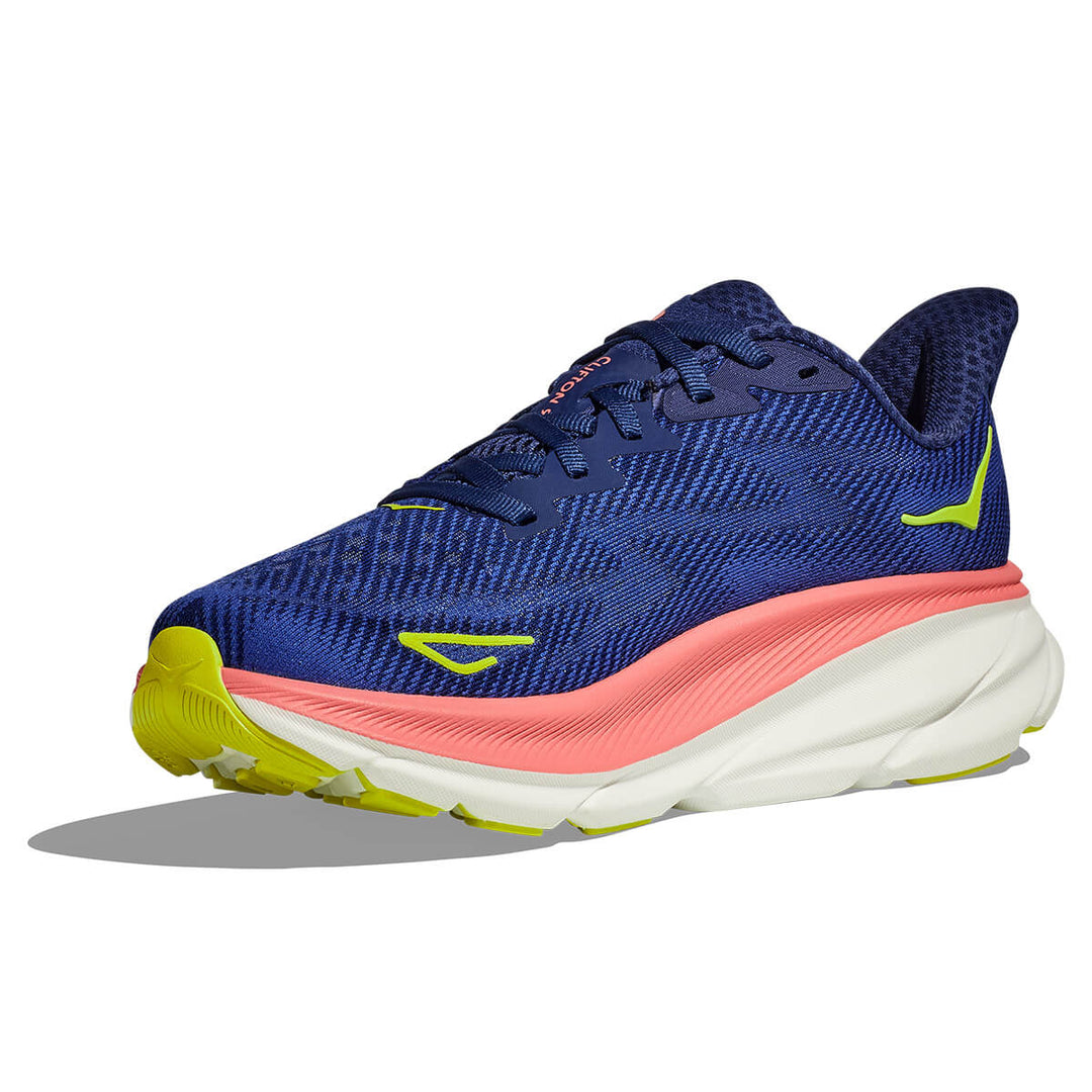 Hoka Clifton 9 Womens Running shoes | Evening Sky front medial